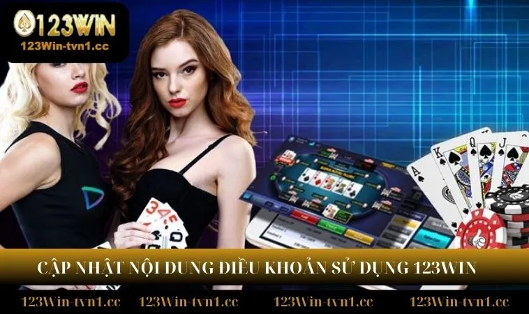 Cập nhật nội dung điều khoản sử dụng 123WIN